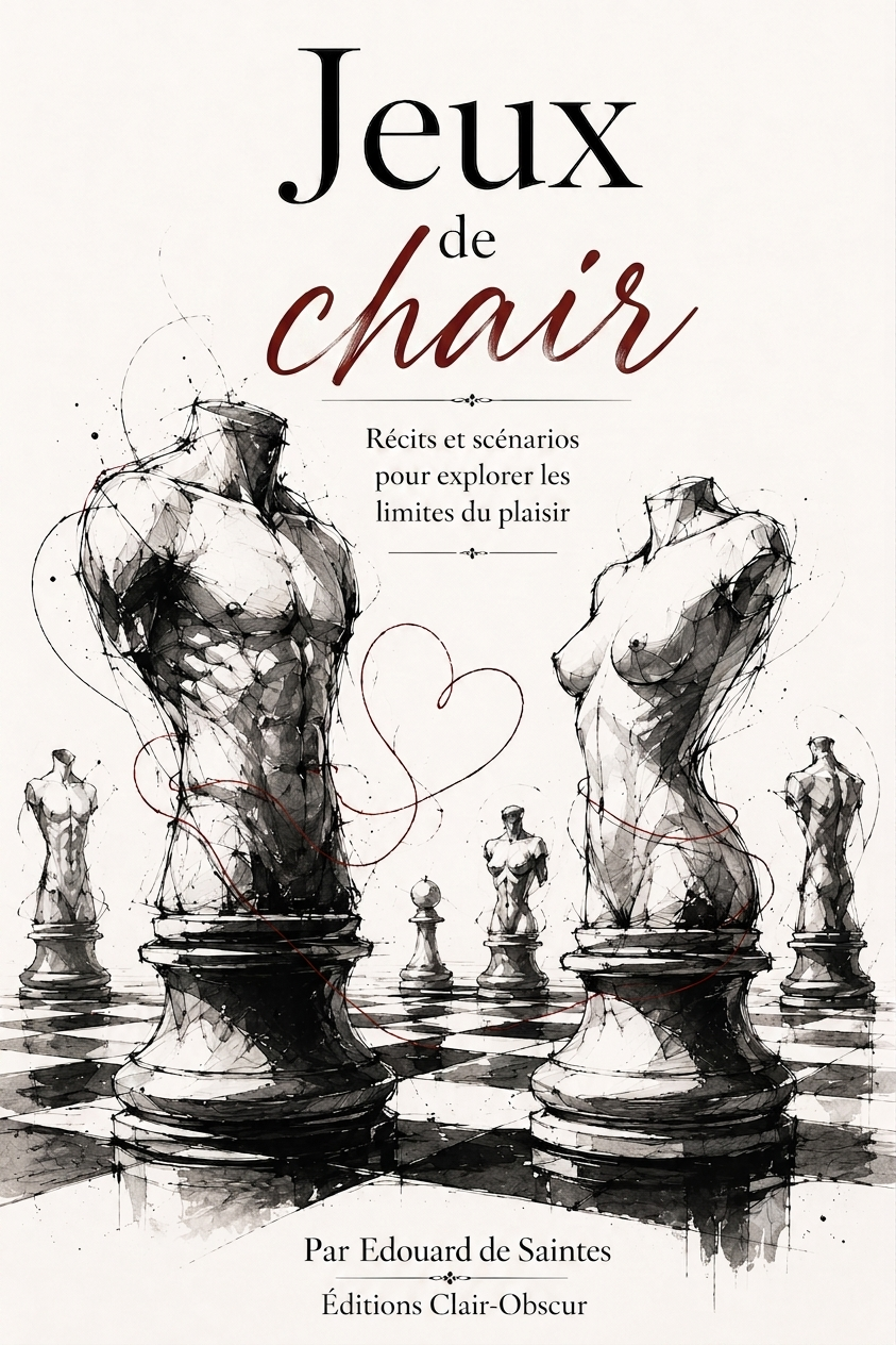 Découvrez la couverture de notre premier livre - Jeux de chair