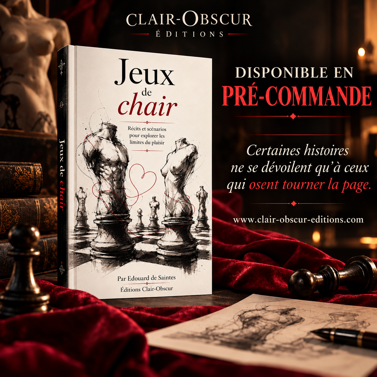 ♟️ Jeux de chair — Disponible en pré-commande ?
